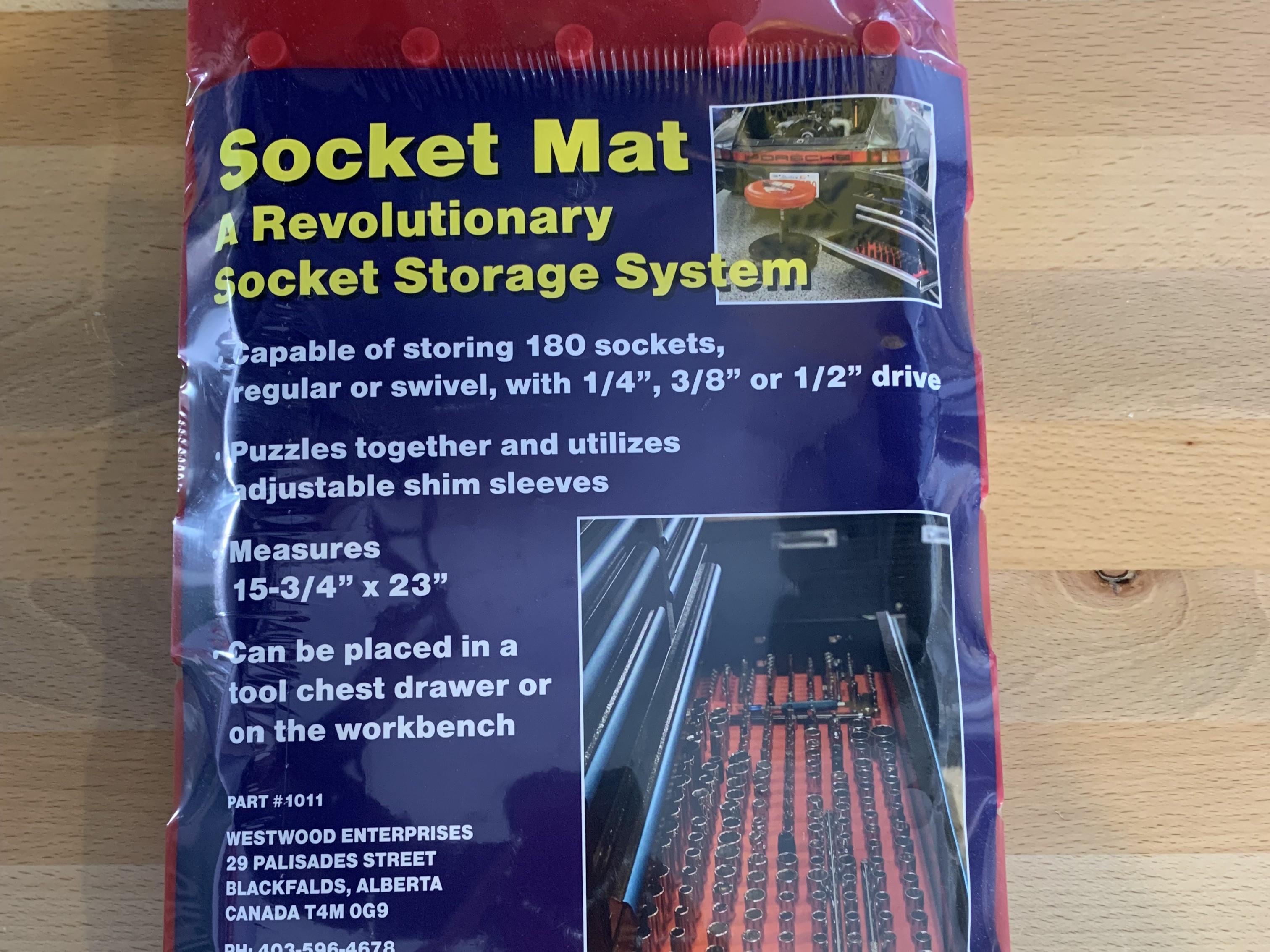 Red 3 Mat Set In Packaging (#1011)